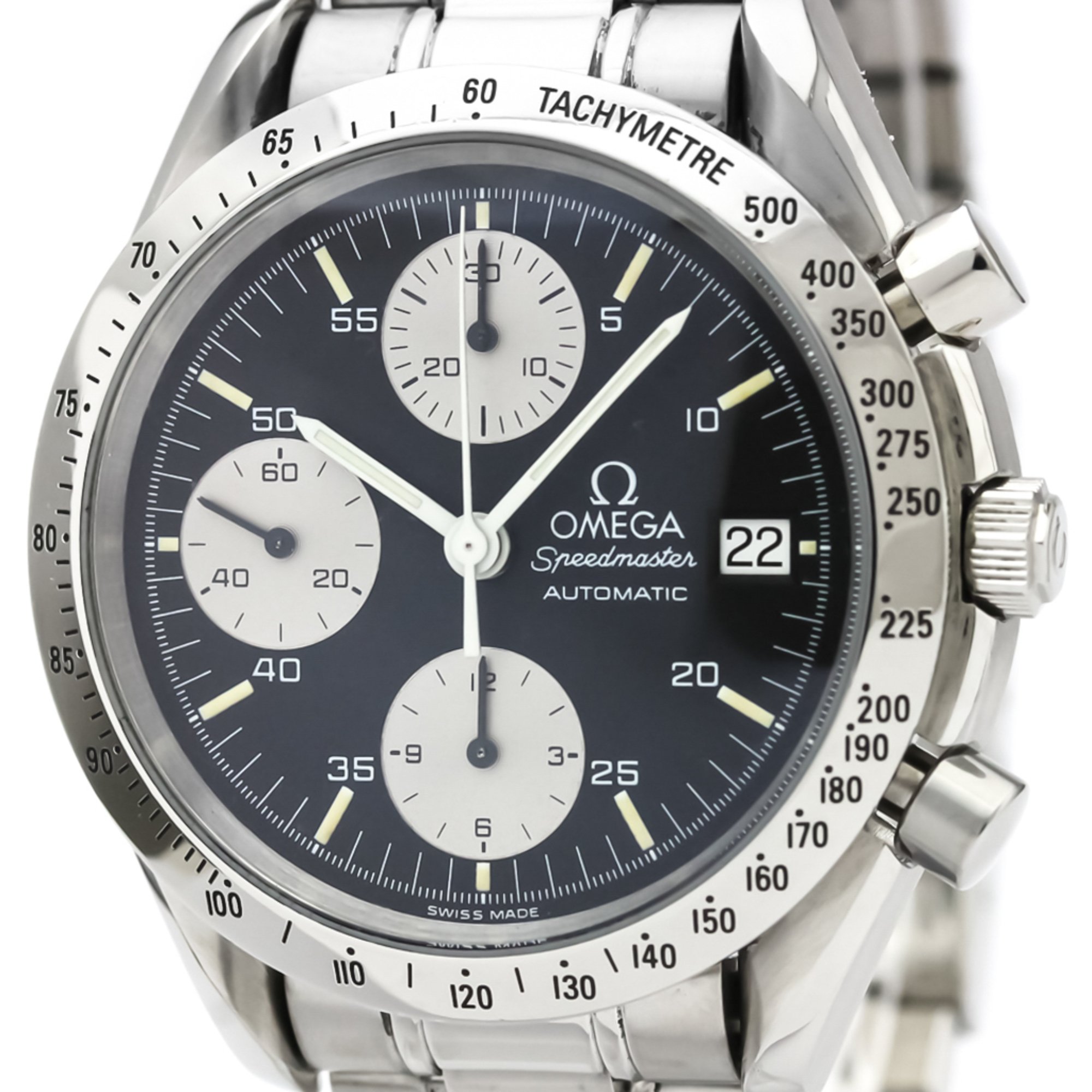 OMEGA Speedmaster Date Steel Automatic Mens Watch 3511.50