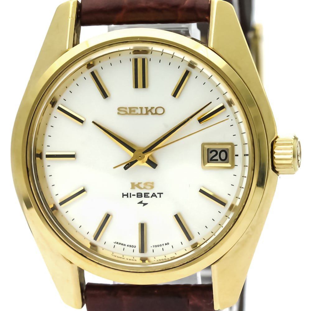Seiko King Seiko Automatic Gold Plated Men's Dress Watch 4502-7001 | eLADY  Globazone