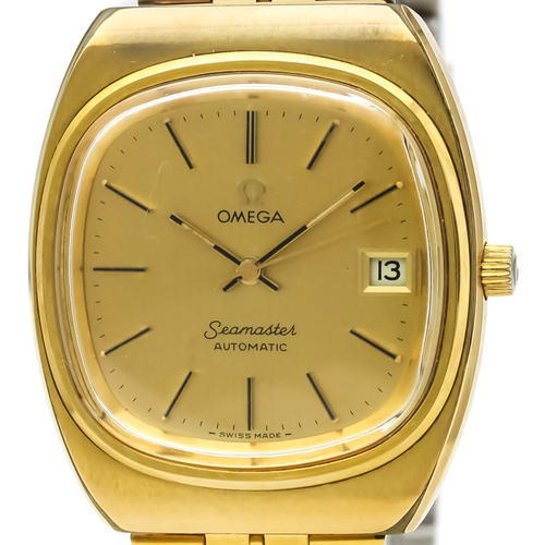 Omega Seamaster Automatic Gold Plated Men's Dress Watch