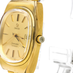 Omega Seamaster Automatic Gold Plated Men's Dress Watch 166.0205