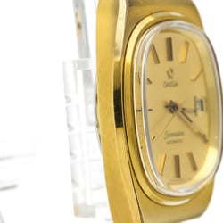 Omega Seamaster Automatic Gold Plated Men's Dress Watch 166.0205