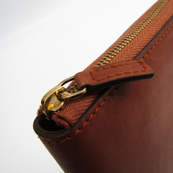 Celine Organizer Women's  Smooth Calf Leather Long Wallet (bi-fold) Brown