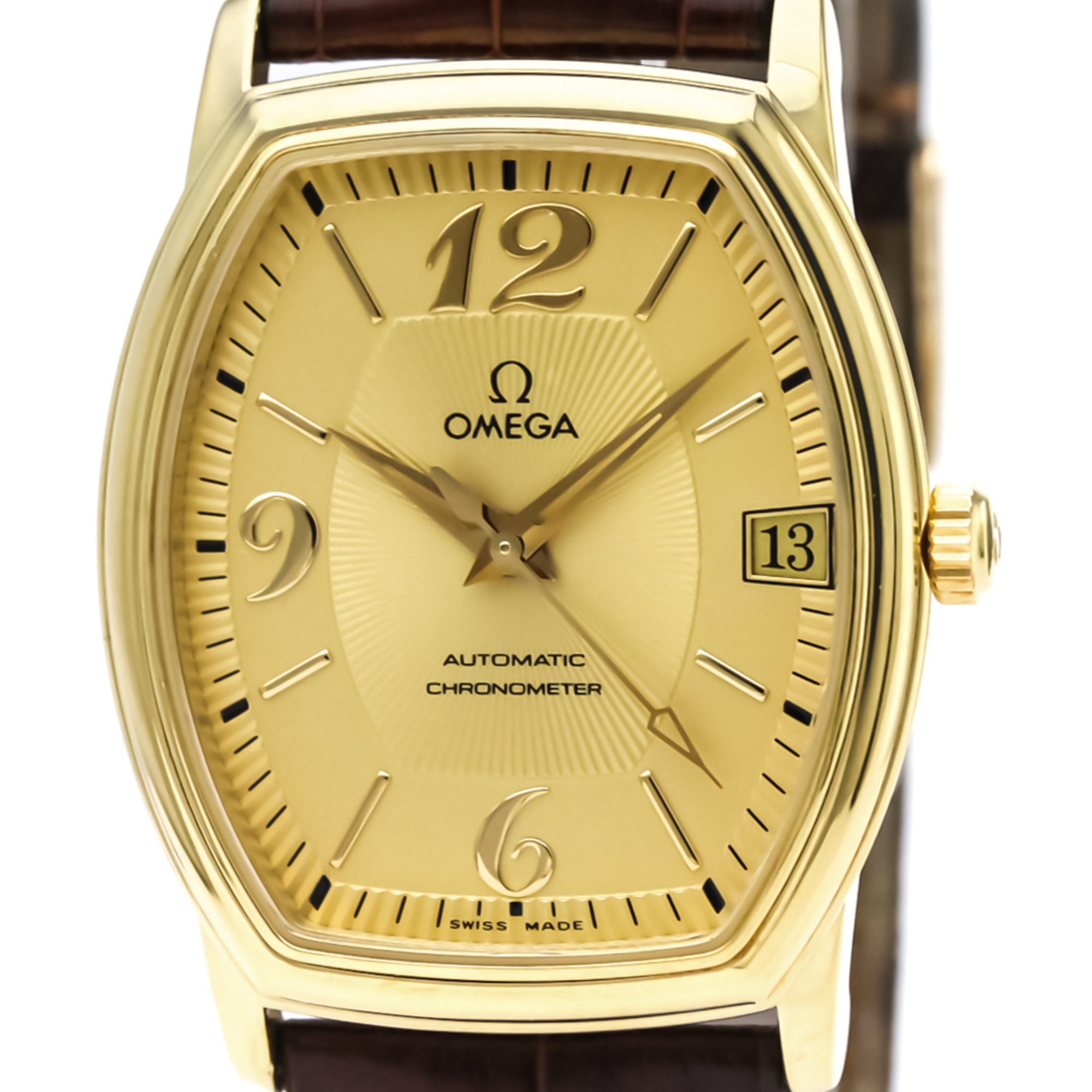 Omega De Ville Automatic Yellow Gold (18K) Men's Dress Watch 4103.11