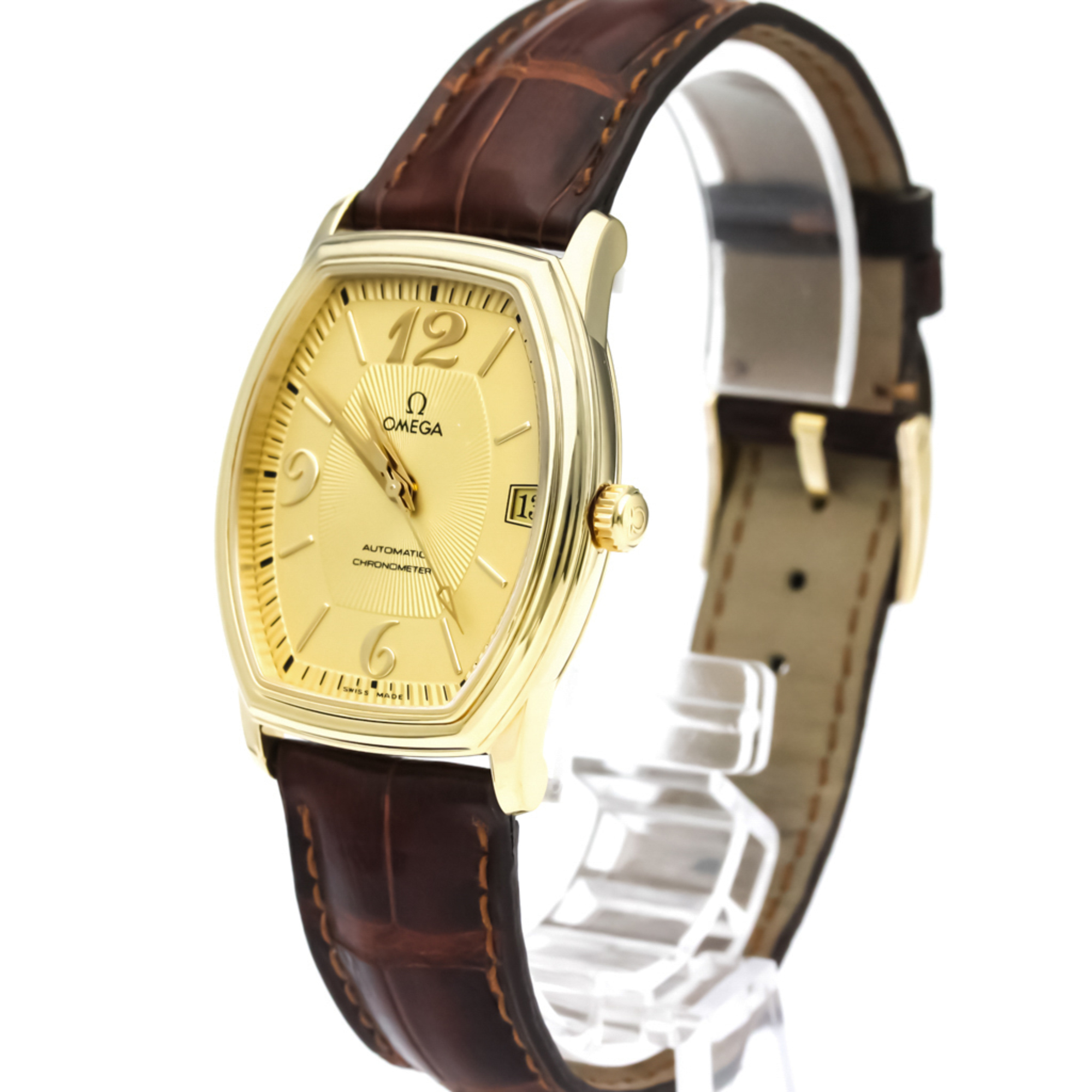 Omega De Ville Automatic Yellow Gold (18K) Men's Dress Watch 4103.11