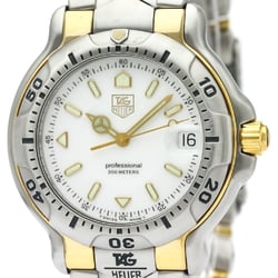 TAG HEUER 6000 Professional 18K Gold Steel Mens Watch WH1151