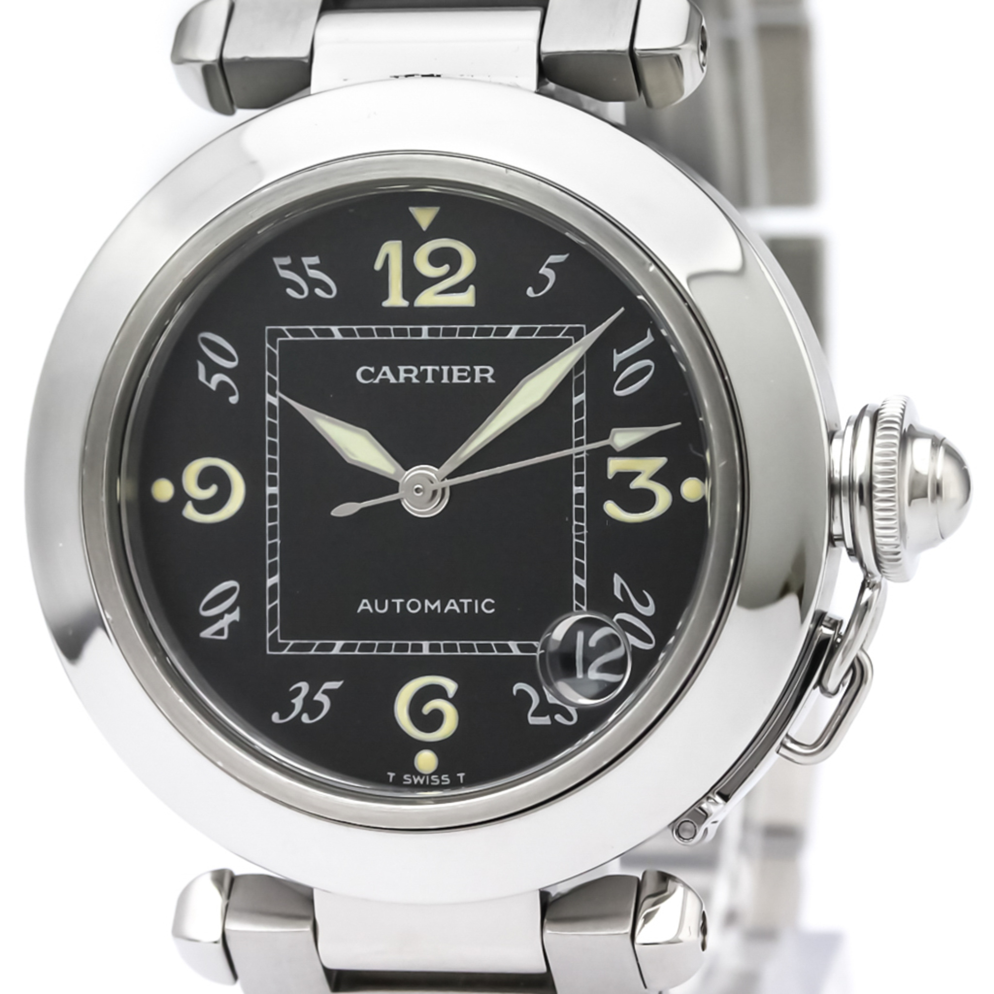 CARTIER Pasha C Steel Automatic Unisex Watch W31043M7