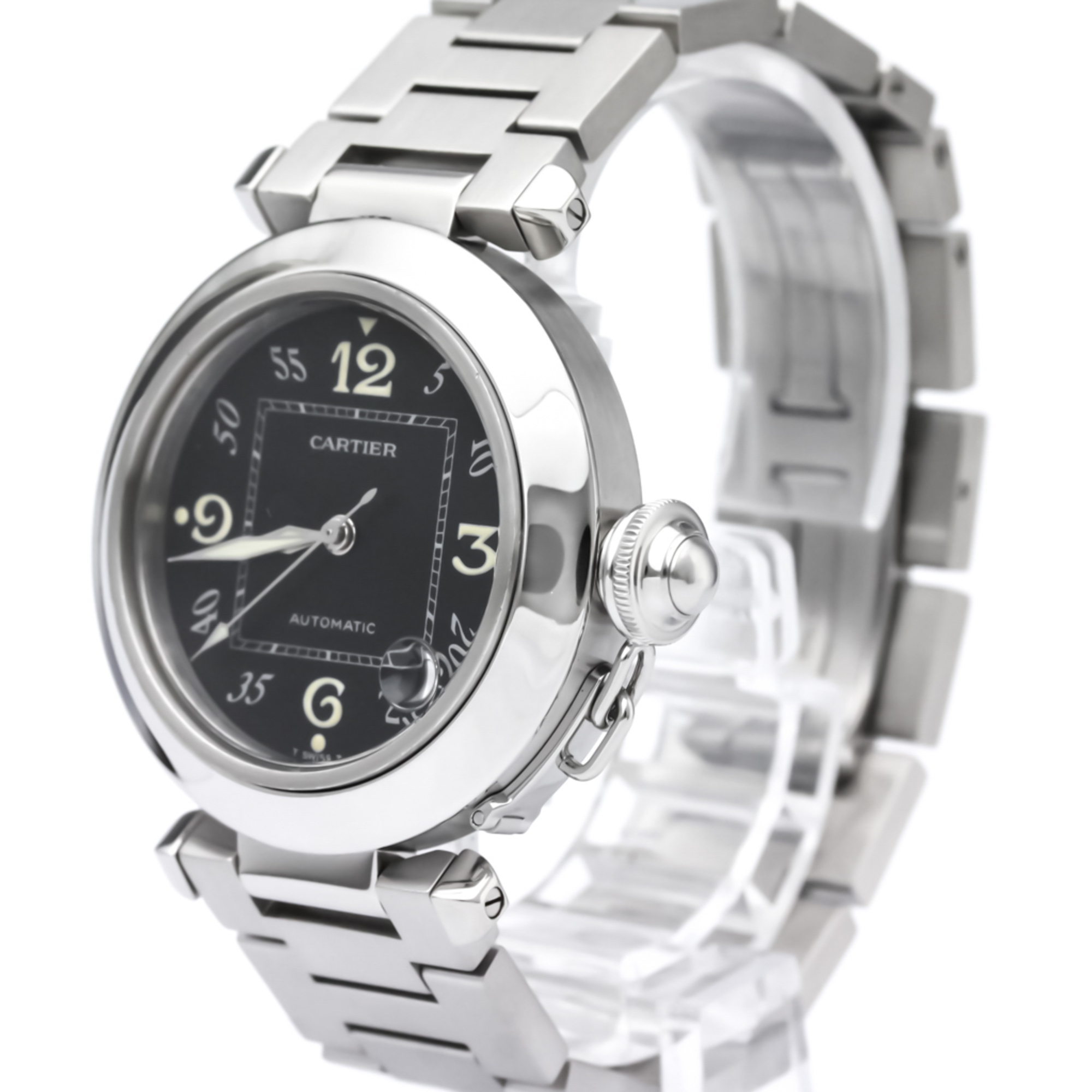 CARTIER Pasha C Steel Automatic Unisex Watch W31043M7