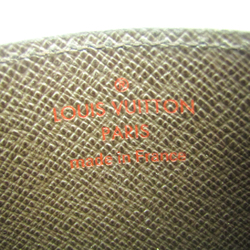 Louis Vuitton Damier Damier Canvas Card Case Ebene Simple Card Case N61722