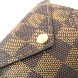 Louis Vuitton Damier Origami Compact Wallets N63099 Women's Damier Canvas Wallet (bi-fold) Ebene