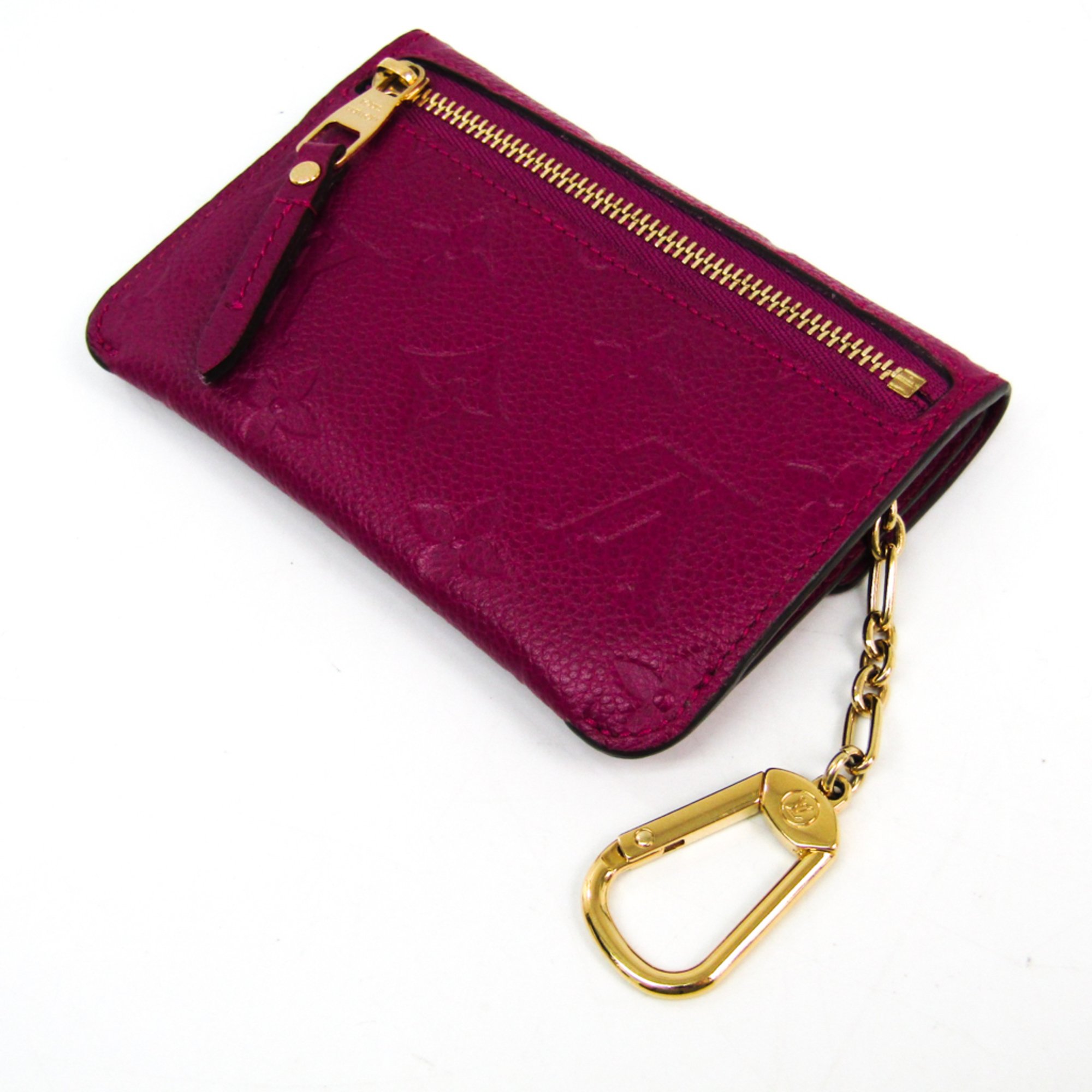 Louis Vuitton Monogram Empreinte Pochette Cles M61566 Women's Monogram Empreinte Coin Purse/coin Case Grape