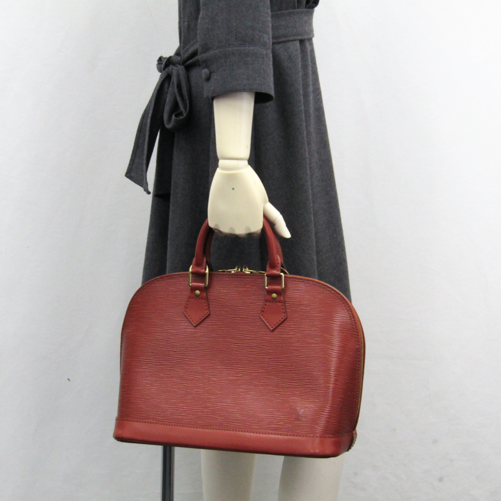 Louis Vuitton Epi Alma M52143 Handbag Kenyan Brown