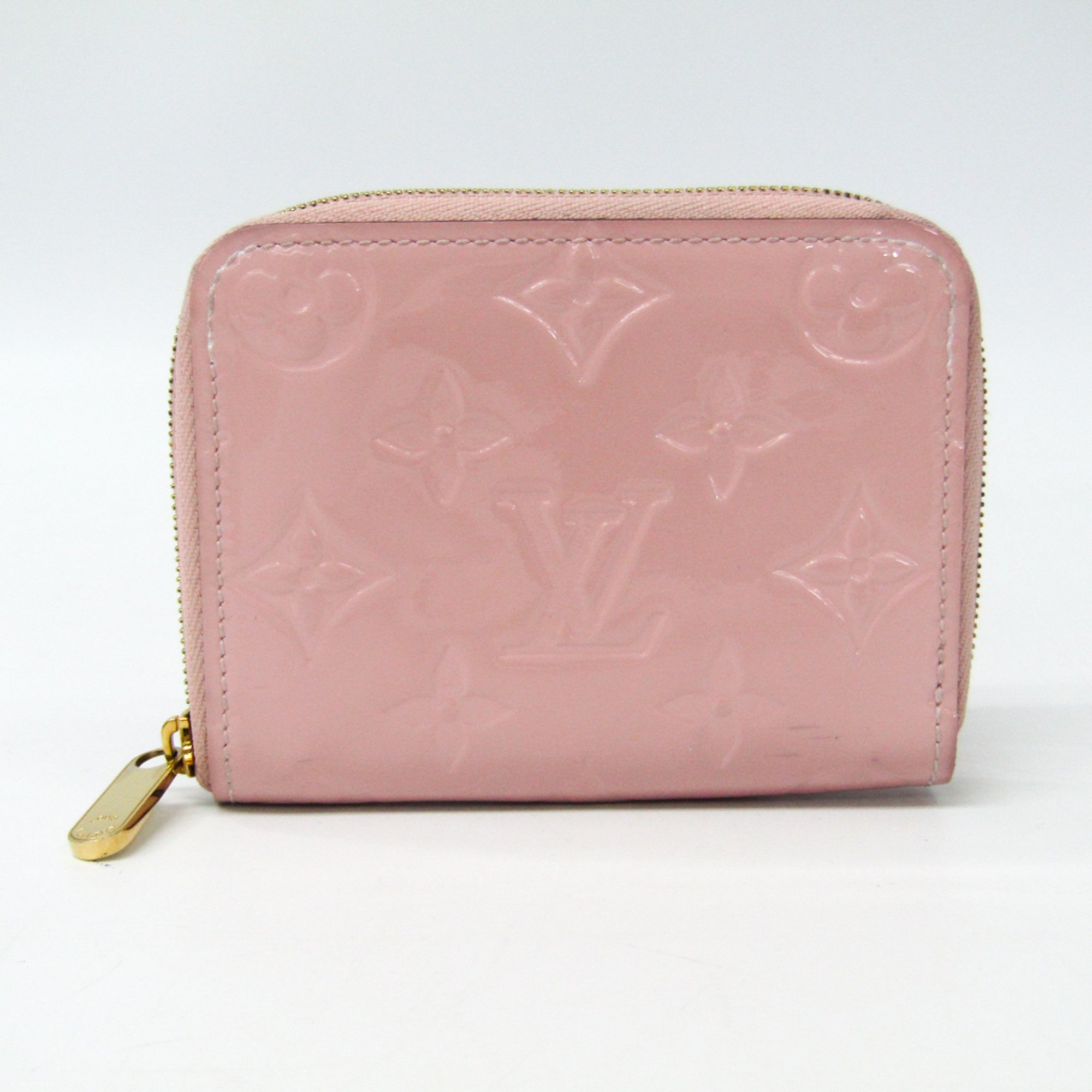 Louis Vuitton Vernis Zippy Coin Purse M61231 Women's Vernis Coin Purse/coin Case Rose Ballerine