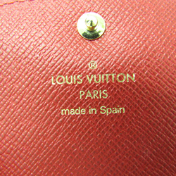 Louis Vuitton Damier Caissa Wallet N61221 Women's Damier Canvas Long Wallet (bi-fold) Cerise