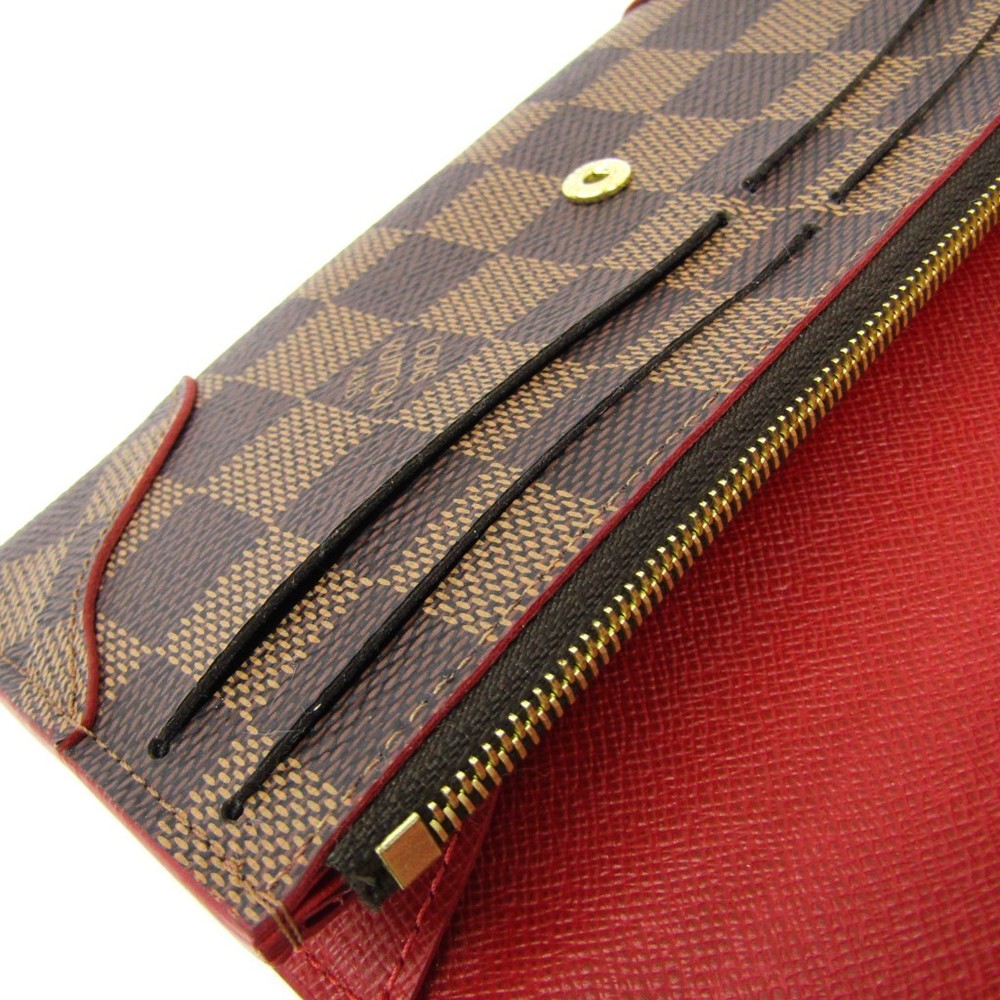 Louis Vuitton Damier Caissa Wallet N61221 Women's Damier Canvas Long Wallet  (bi-fold) Cerise