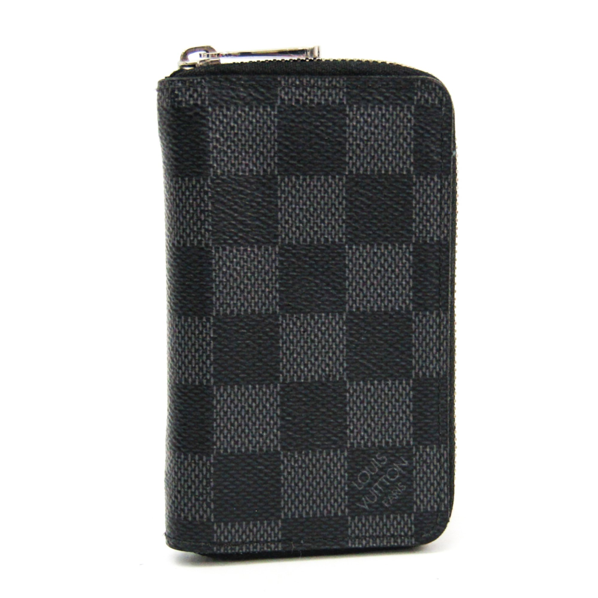 Louis Vuitton Damier Graphite Zippy Coin Purse N63076 Men's Damier Graphite Coin Purse/coin Case Damier Graphite