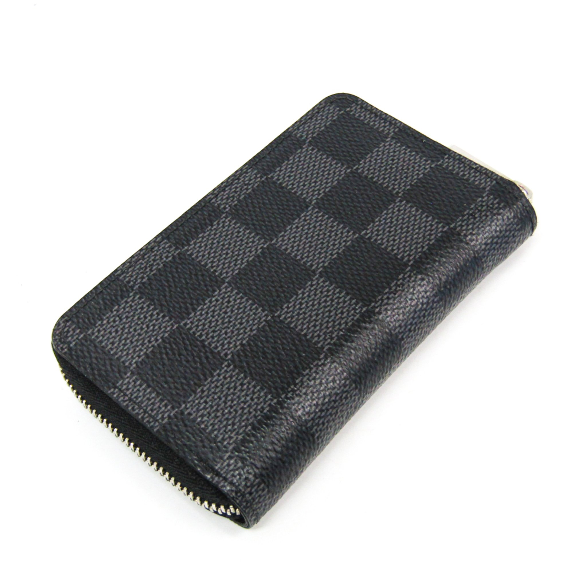 Louis Vuitton Damier Graphite Zippy Coin Purse N63076 Men's Damier Graphite Coin Purse/coin Case Damier Graphite