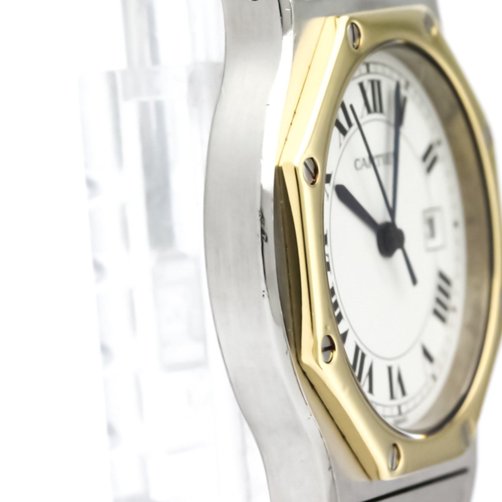 Cartier Santos Octagon Automatic Stainless Steel Women's Dress Watch