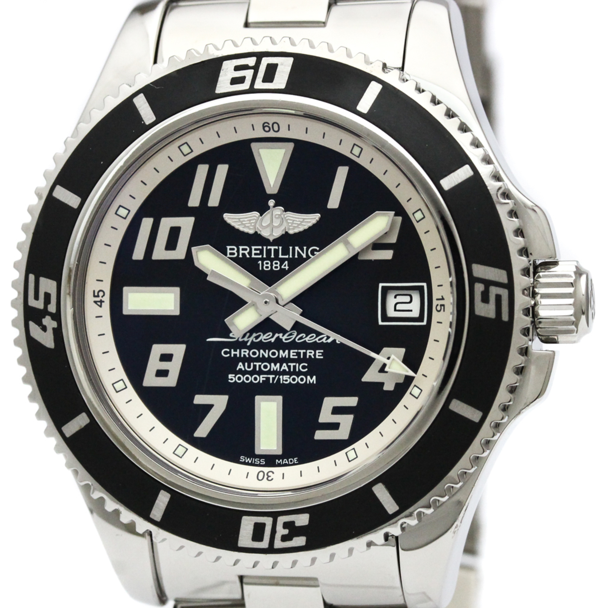 BREITLING SuperOcean 42 Steel Automatic Mens Watch A17364