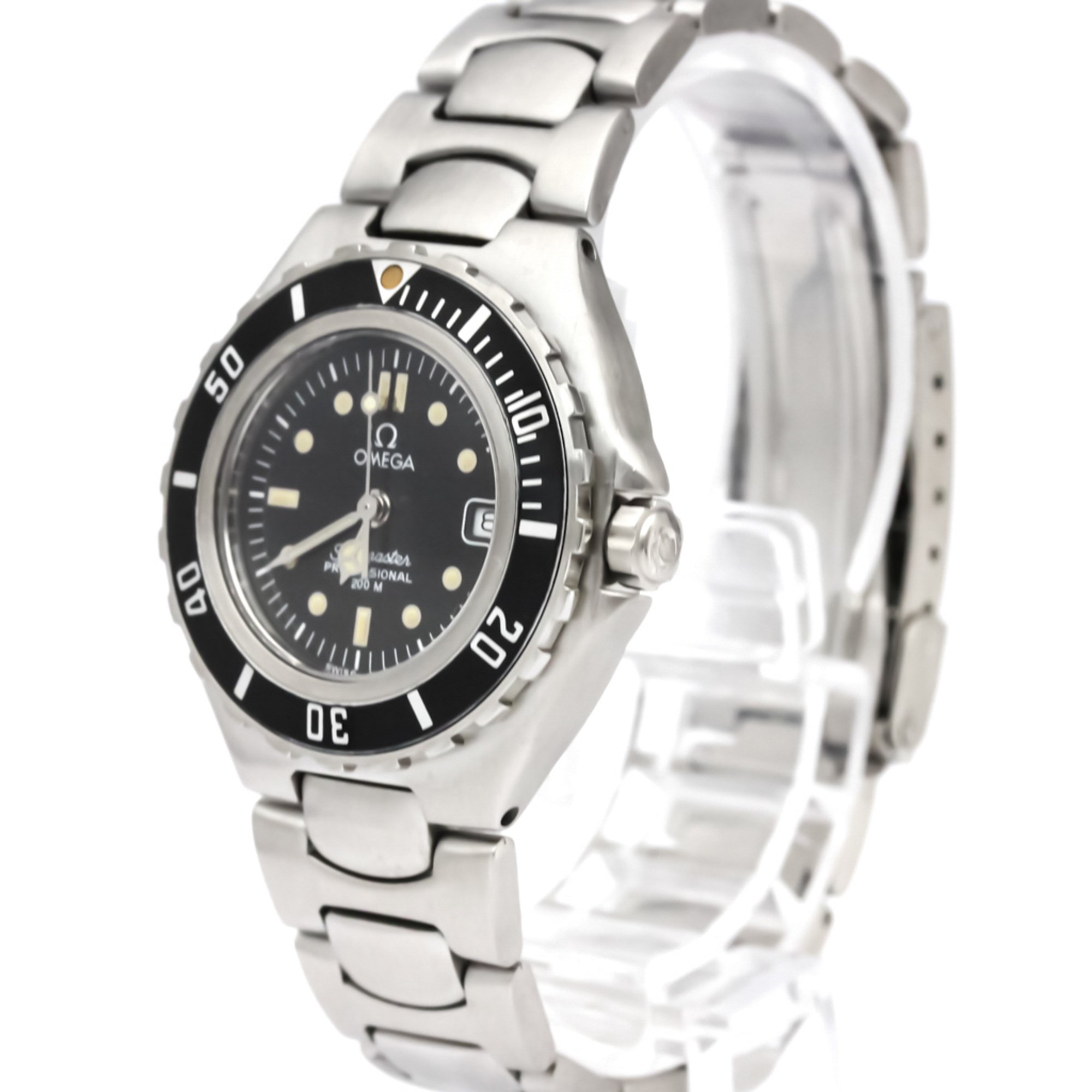 Omega Seamaster Quartz Stainless Steel Women's Sports Watch