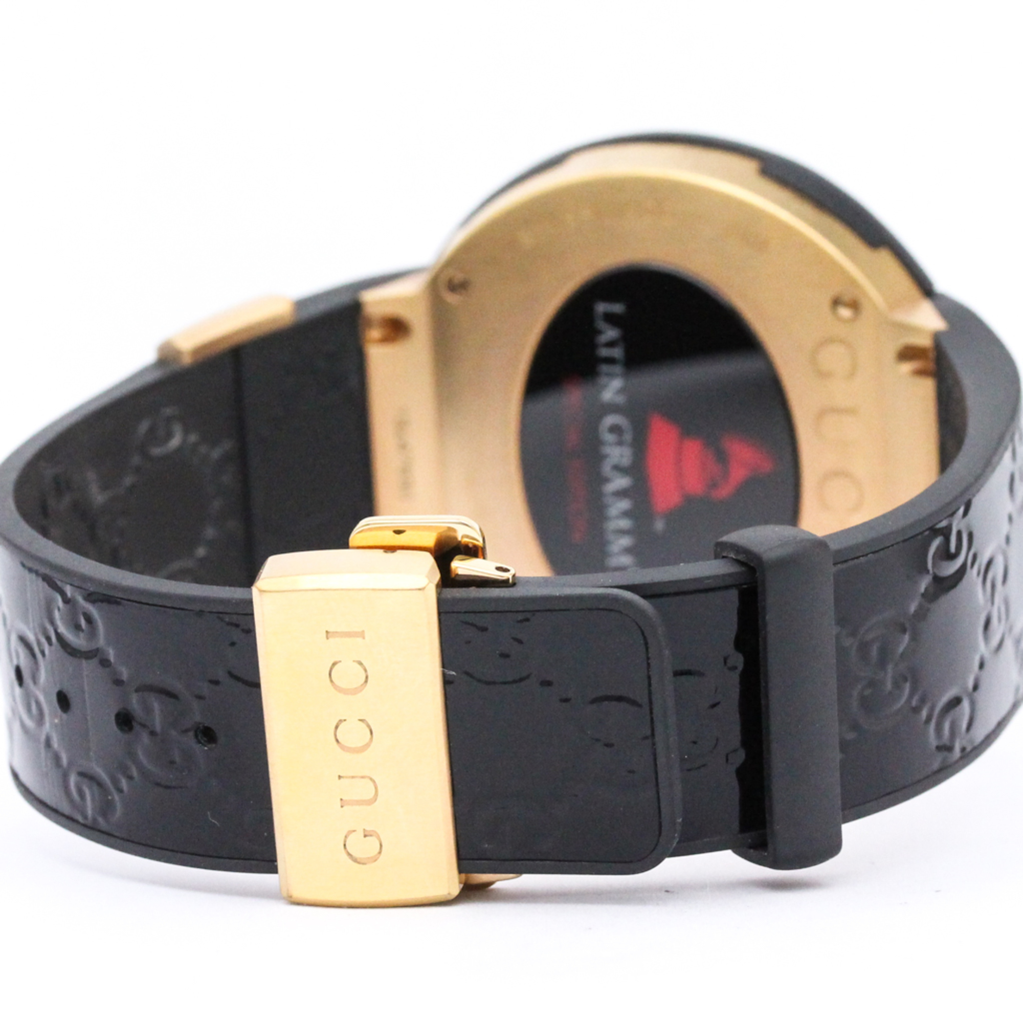 GUCCI I-Gucci Latin Grammy Special Edition Gold Plated Watch YA114102