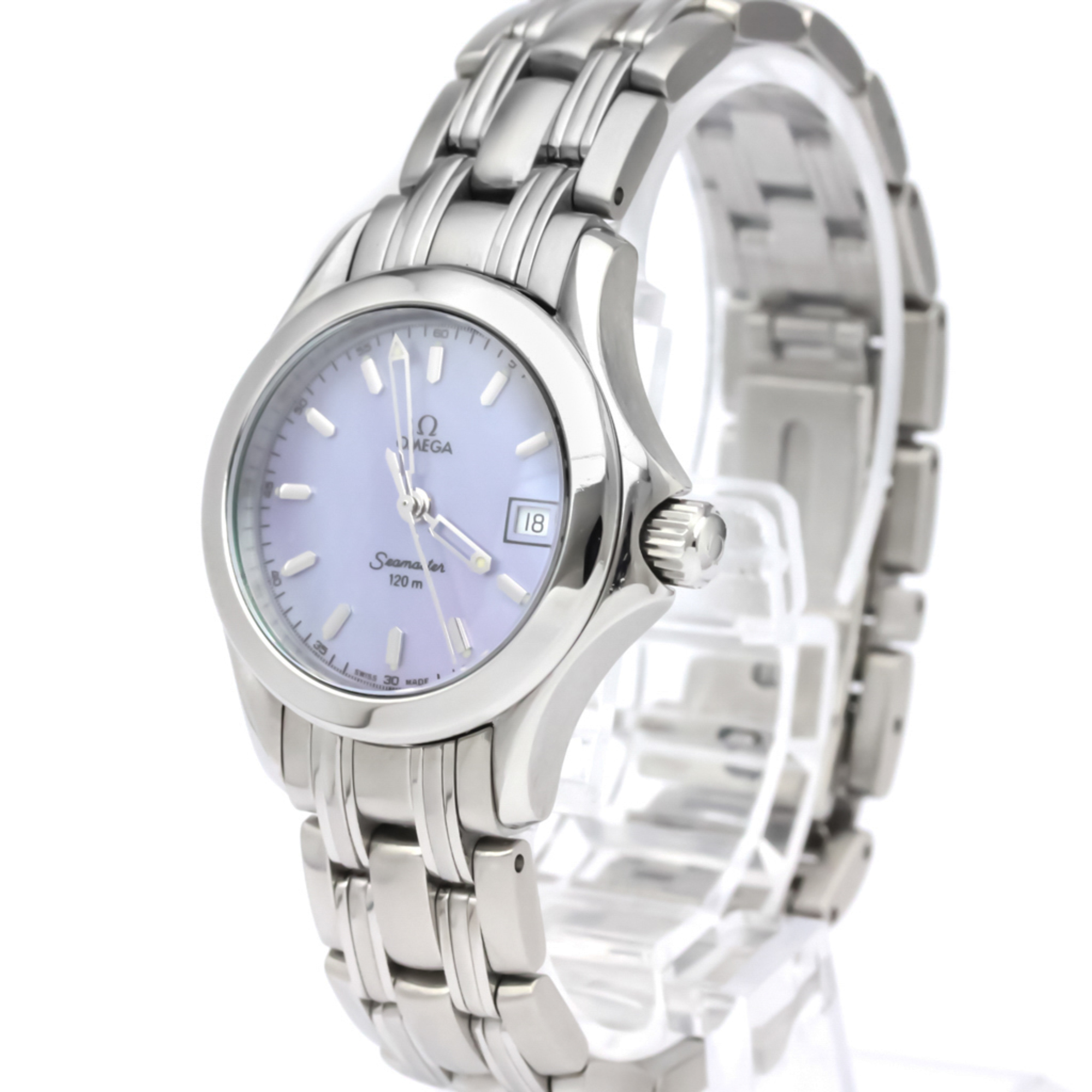 Omega Seamaster Quartz Stainless Steel Women's Sports Watch 2581.86