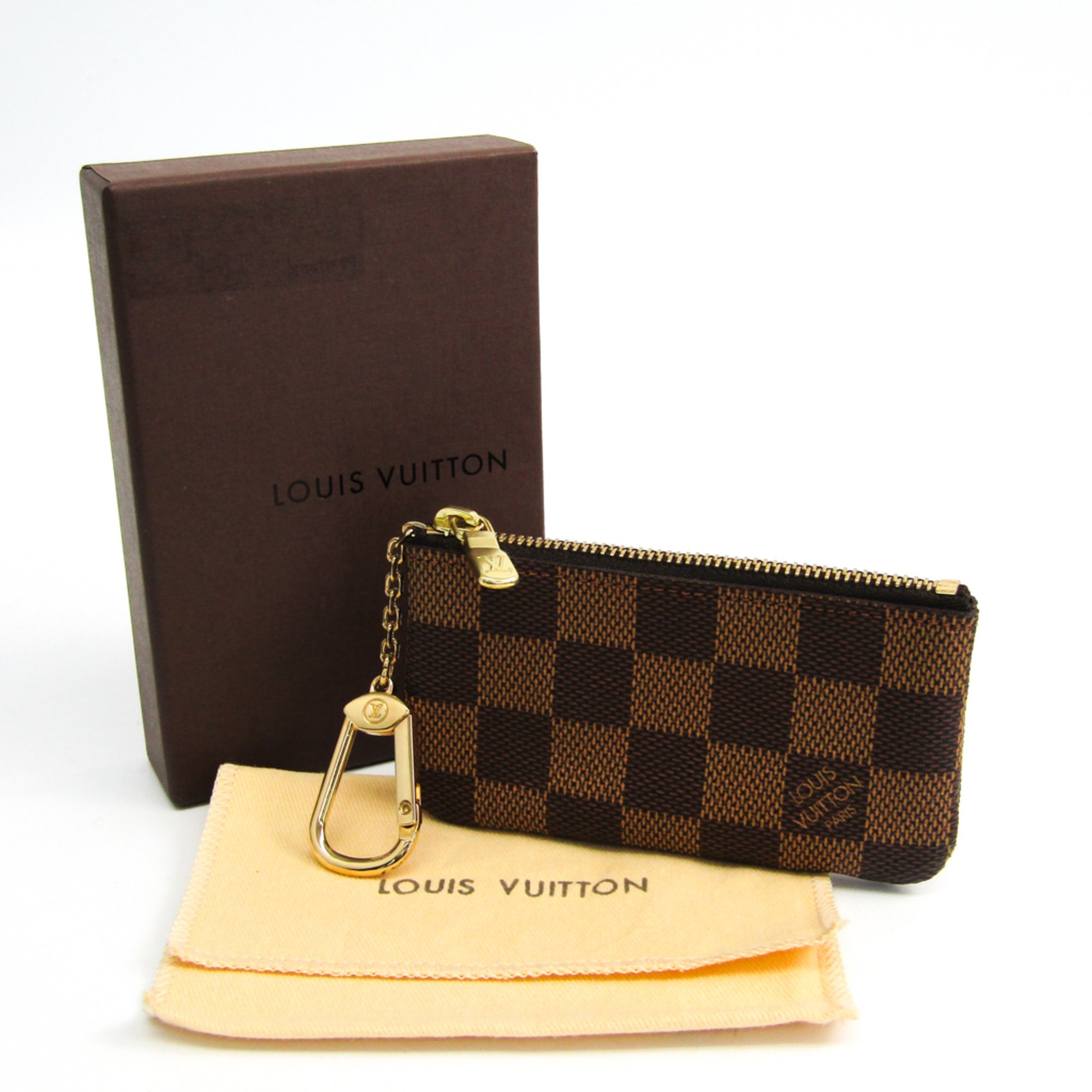 Louis Vuitton Damier N62658 Damier Canvas Coin Purse/coin Case Ebene