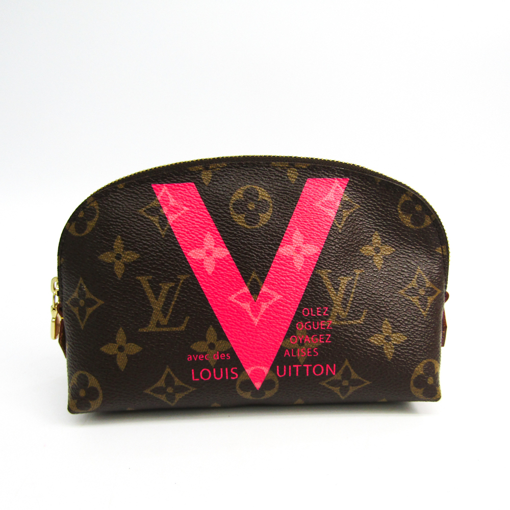 Louis Vuitton Monogram Pochette Cosmetics Vline M50289 Women's Pouch  Grenade