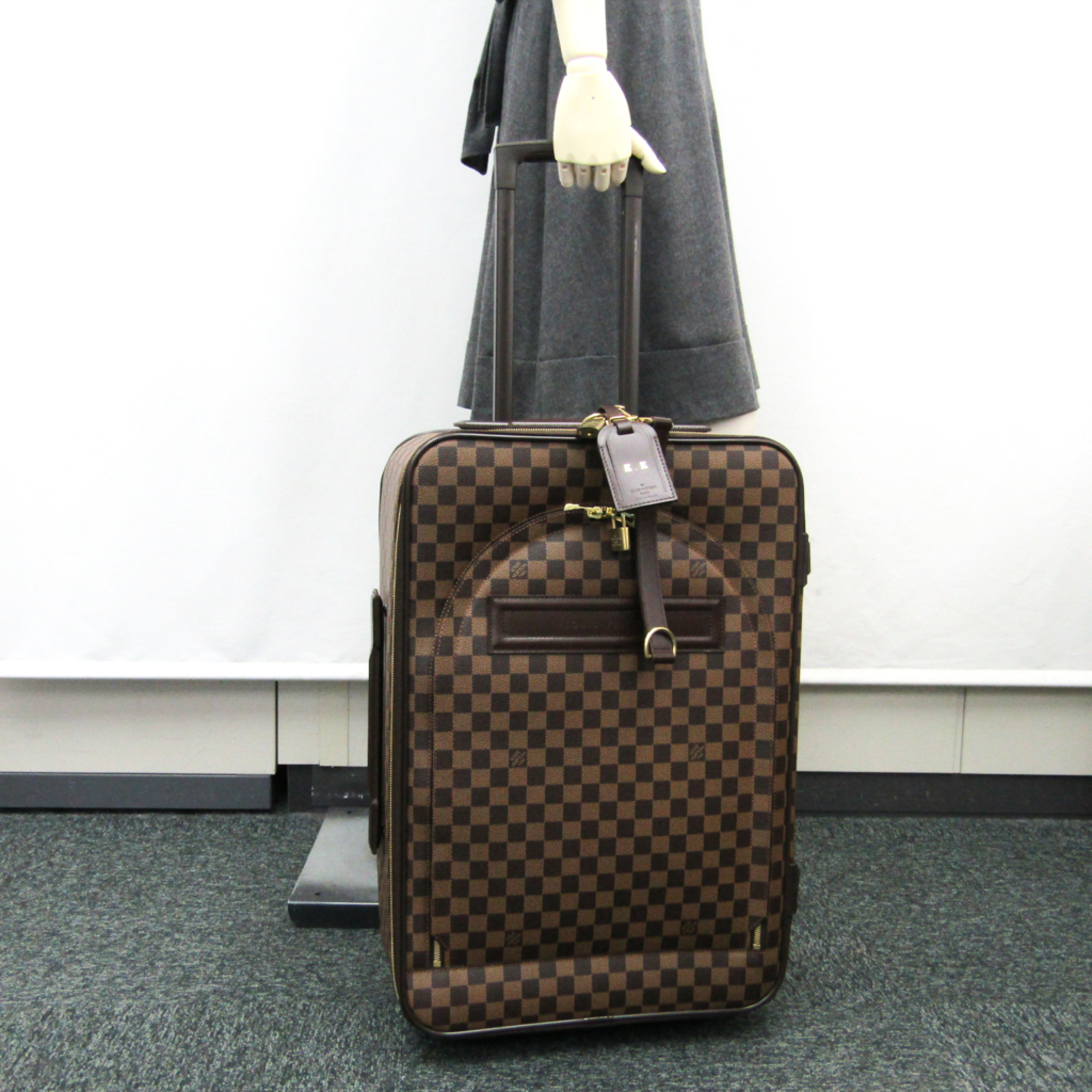 Louis Vuitton Damier Soft Case Trolley Bag Ebene Pegase 60 N23255