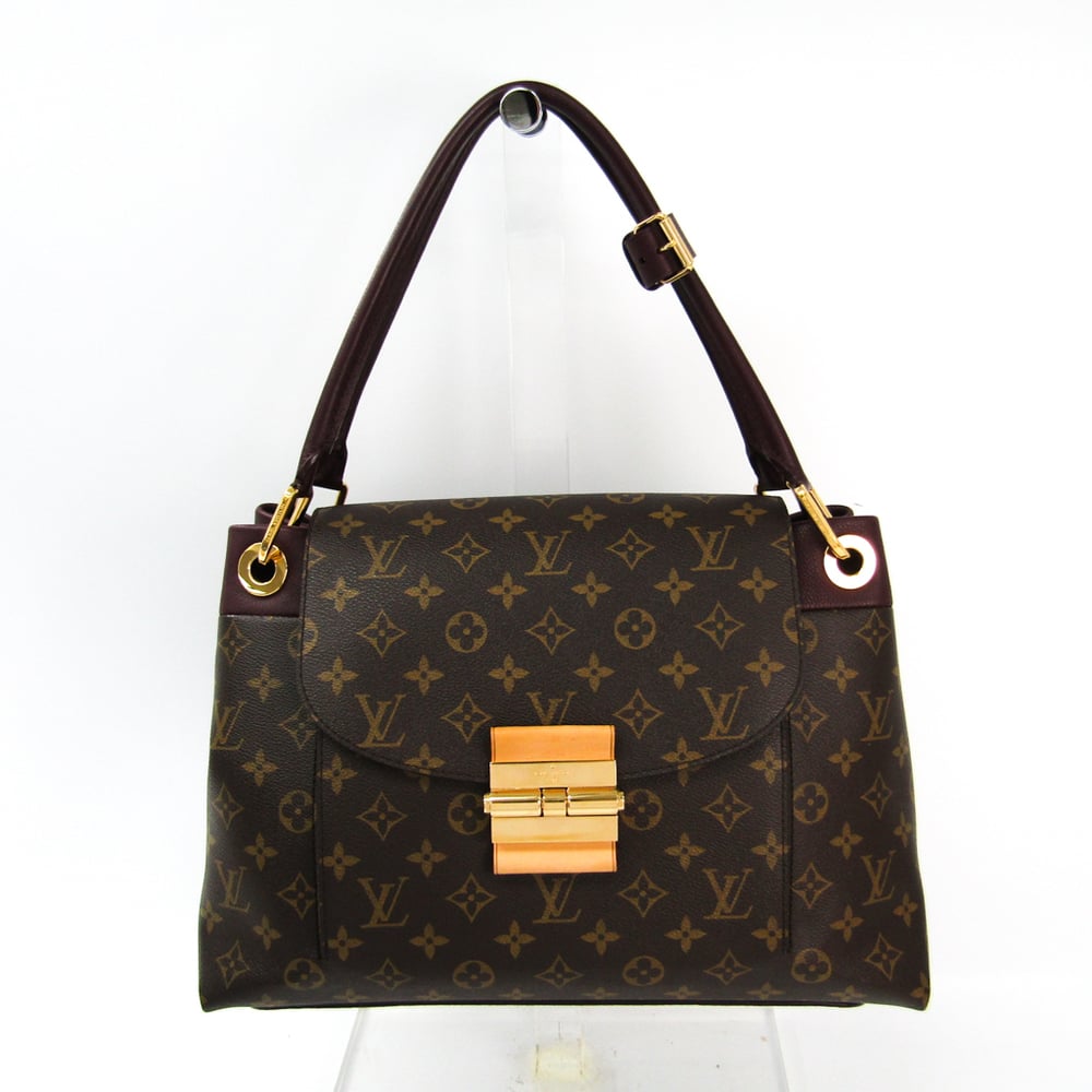 Authenticated Used Louis Vuitton Monogram Tuileries Tote M43439 Women's  Handbag,Shoulder Bag Bordeaux,Monogram,Navy 