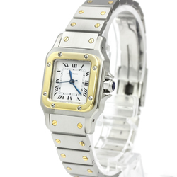 Cartier Santos Galbee Automatic Stainless Steel,Yellow Gold (18K) Women's Dress Watch