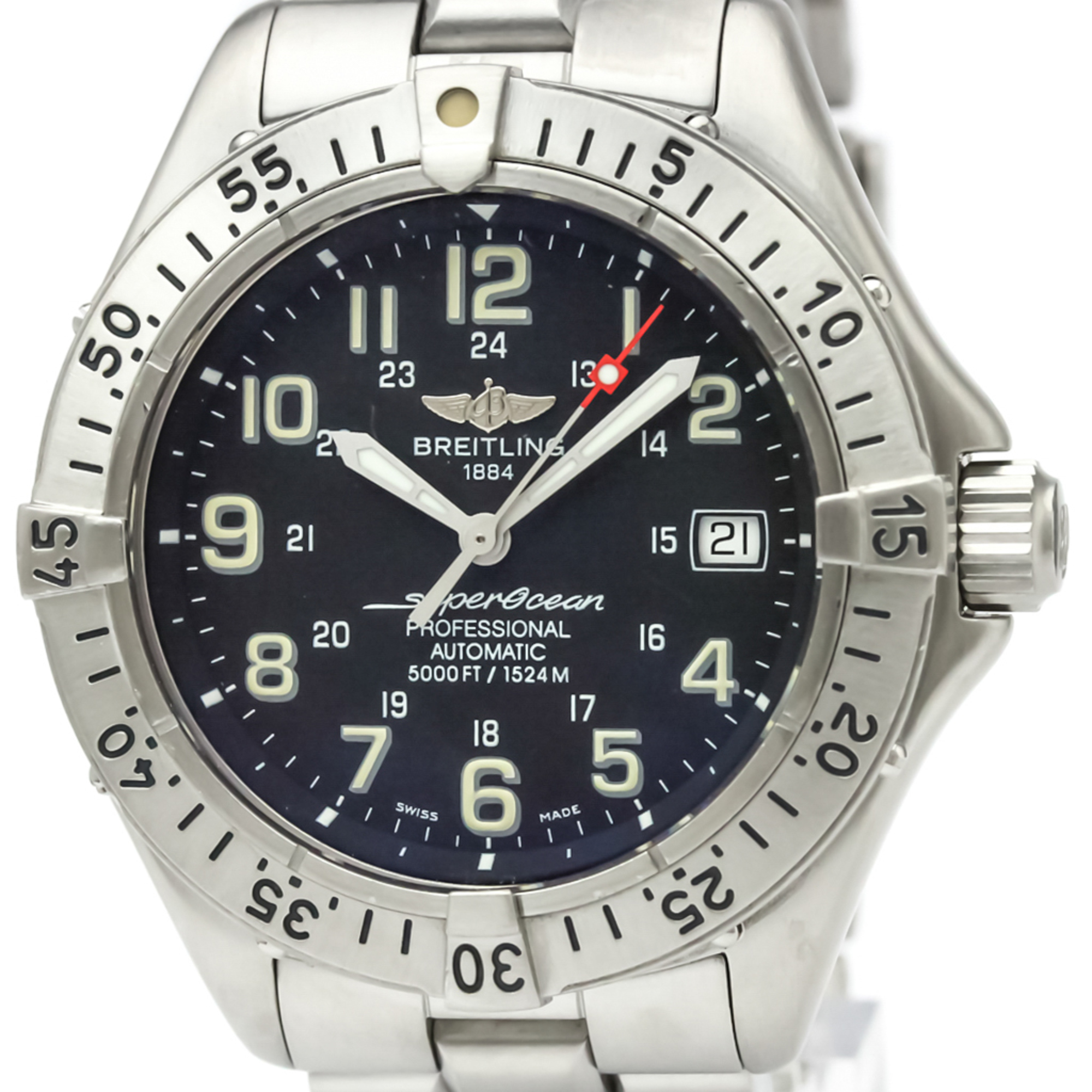 BREITLING Superosean Steel Automatic Mens Watch A17345