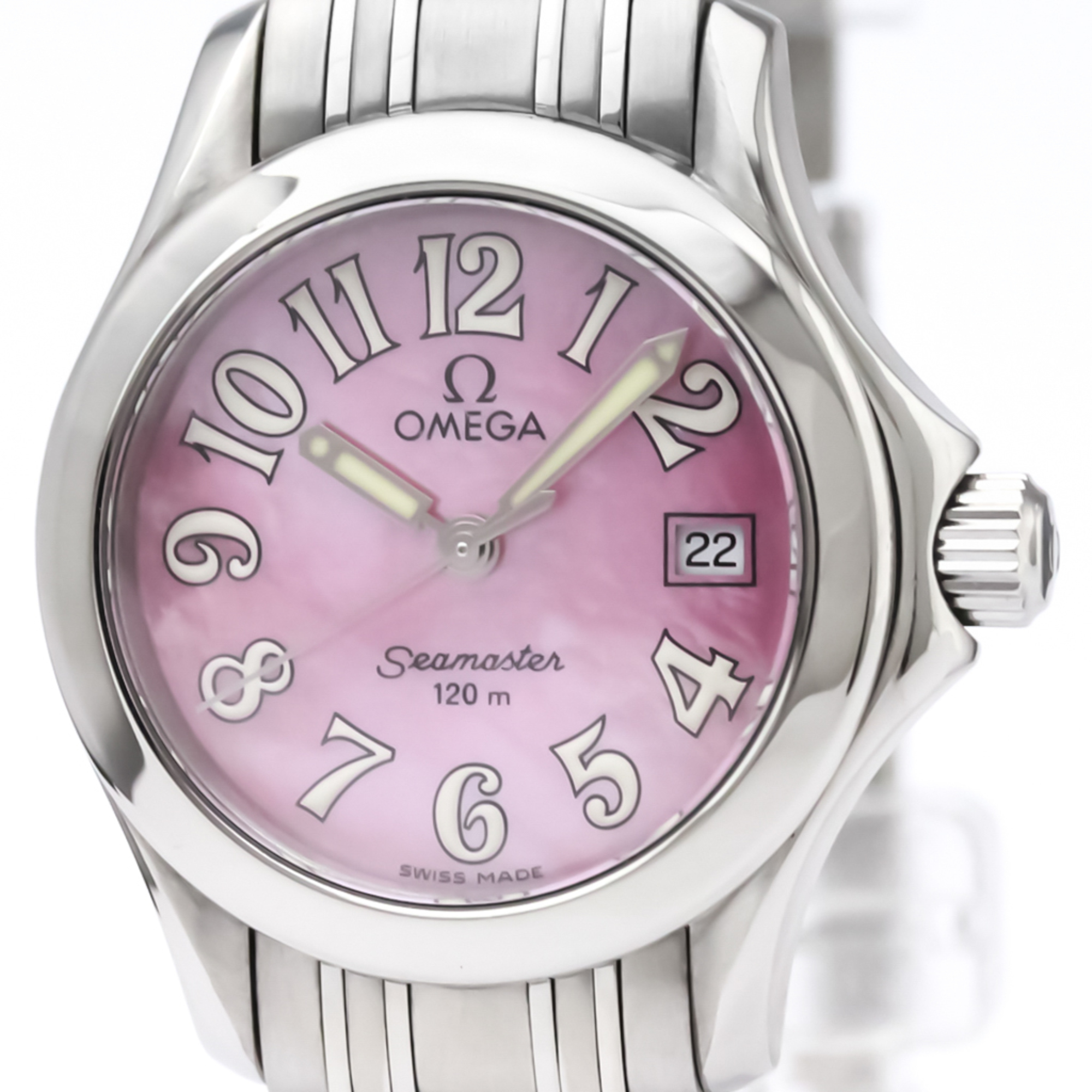 Omega Seamaster Quartz Stainless Steel Women's Sports Watch 2581.66