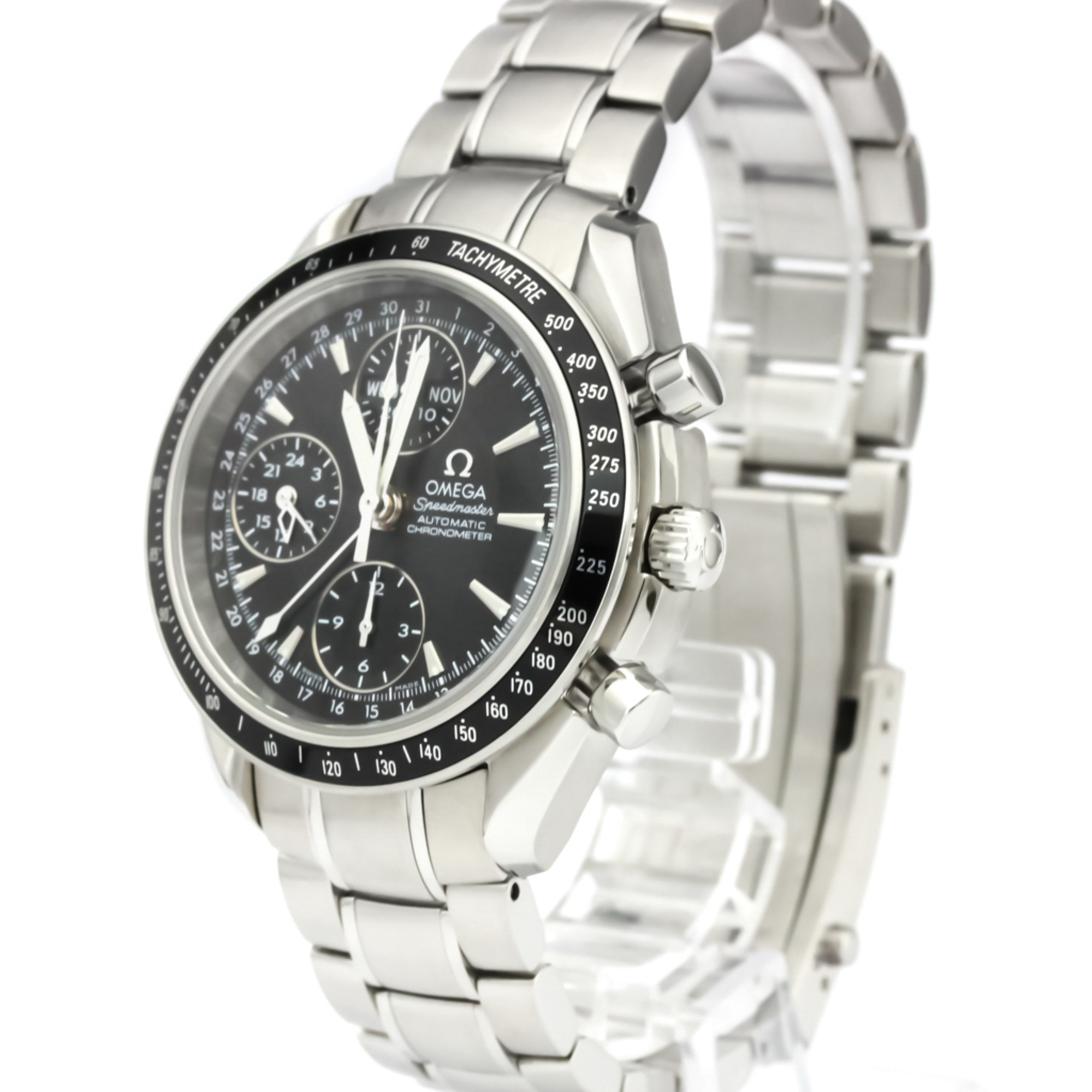 OMEGA Speedmaster Day Date Steel Automatic Mens Watch 3220.50