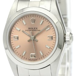 ROLEX Oyster Perpetual 76080 Steel Automatic Ladies Watch