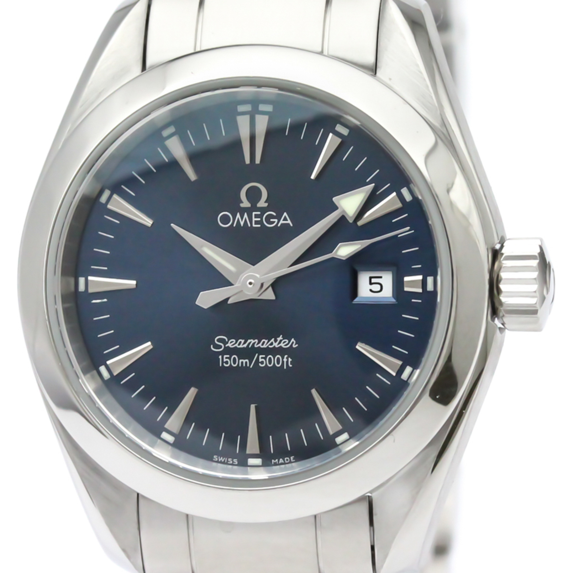 Omega Seamaster Quartz Stainless Steel Women's Sports Watch 2577.80