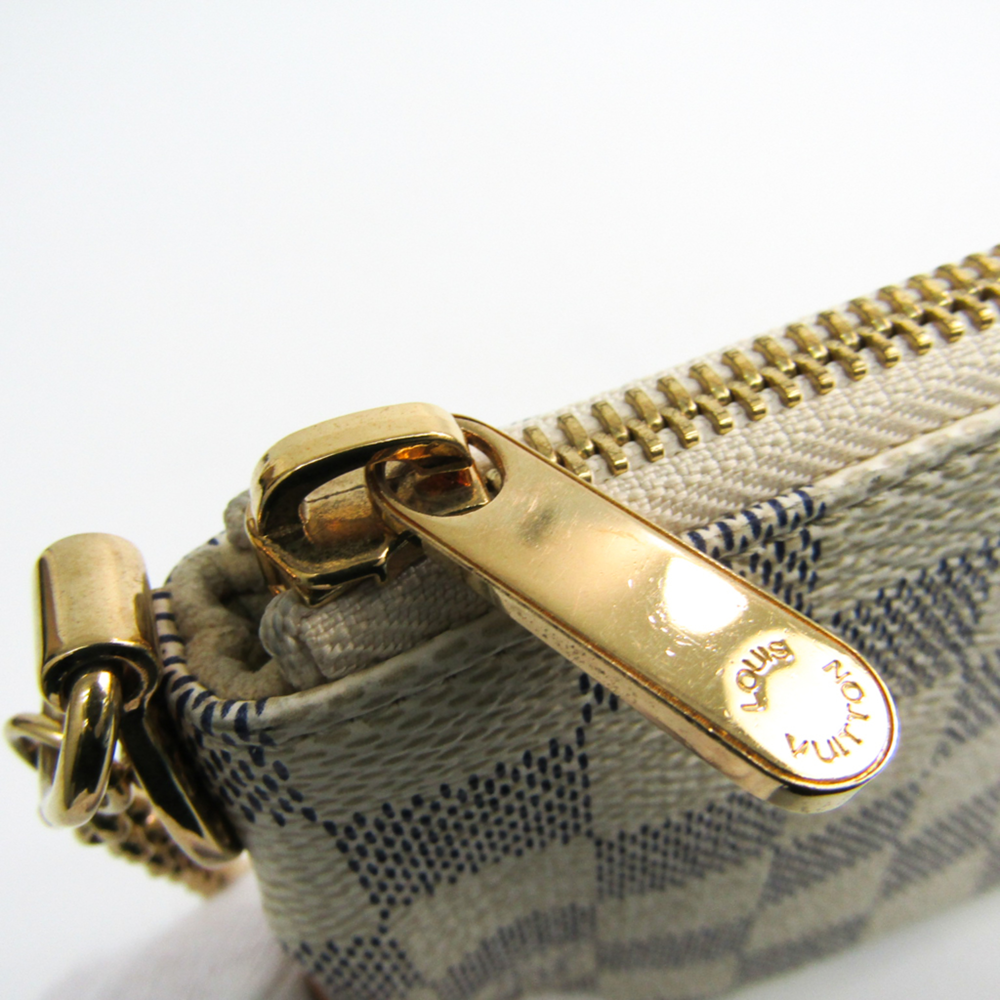 Louis Vuitton Damier Pochette Milla MM N60027 Women's Handbag Azur