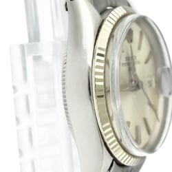 ROLEX Oyster Perpetual Date 6517 White Gold Steel Ladies Watch