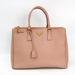 Prada BN1786 Women's Saffiano Lux Handbag Pink Beige