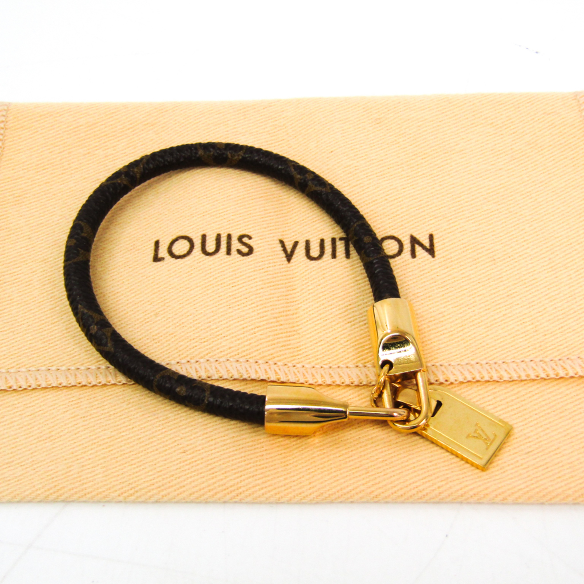 Louis Vuitton Monogram M6605E Metal,Monogram Charm Bracelet Monogram,Gold