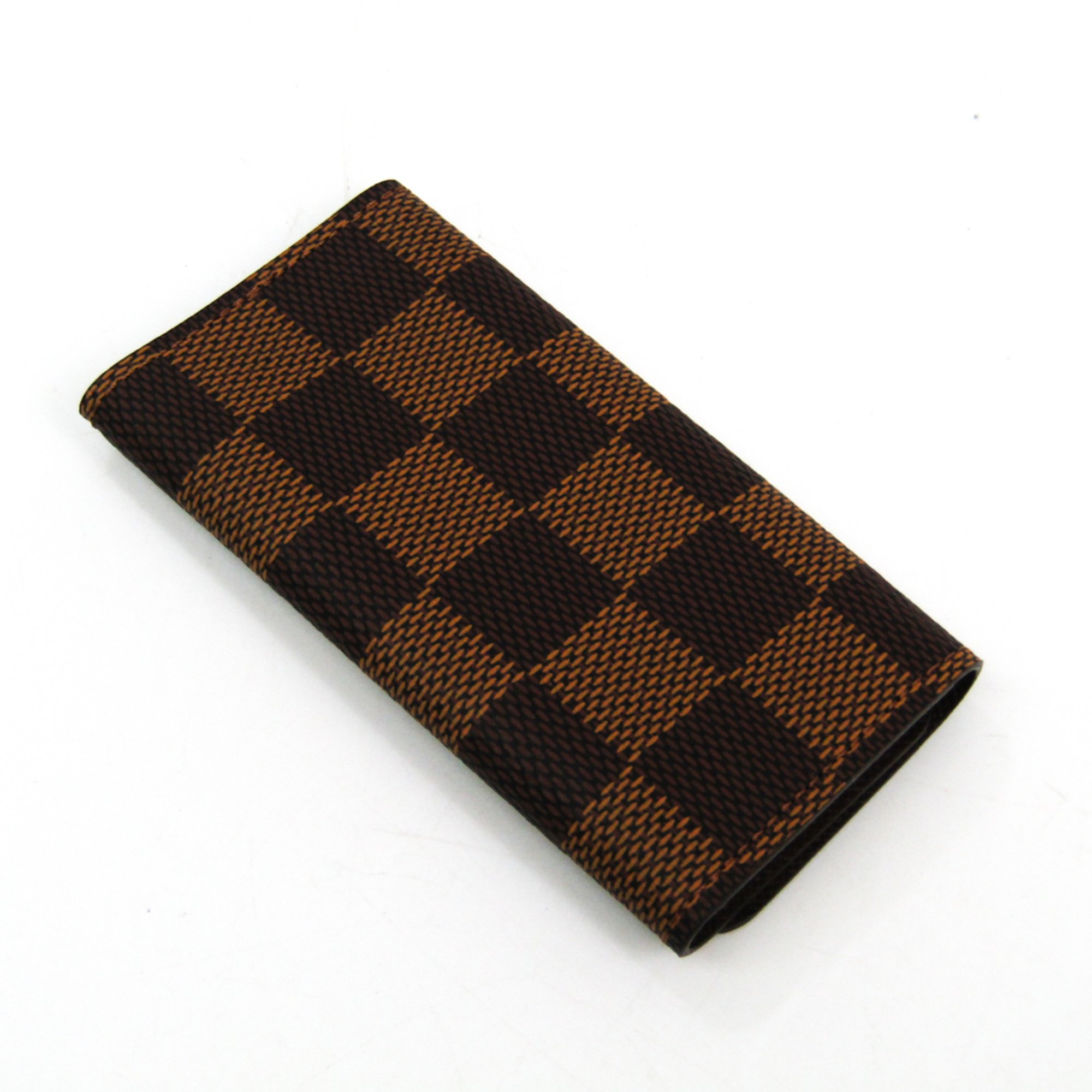 Louis Vuitton Damier 4 Key Holder N62631 Women's Damier Canvas Key Case Ebene