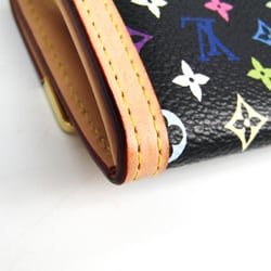 Louis Vuitton Monogram Multicolore M92656 Flat Coin Purse Monogram Multicolore Coin Purse/coin Case Noir