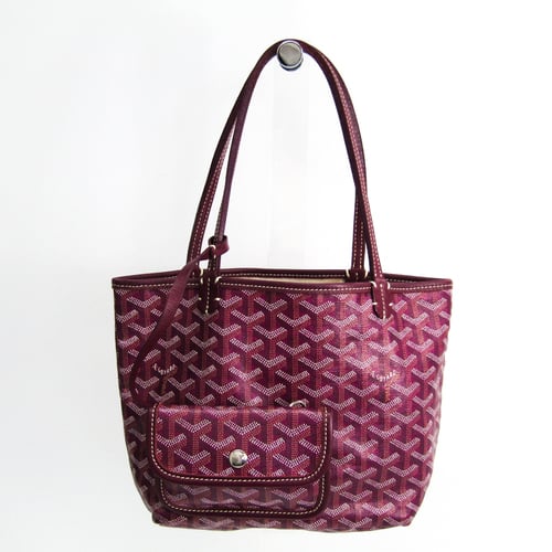 Goyard Jouvence Toiletry Bag MM Purple in Canvas/Calfskin with