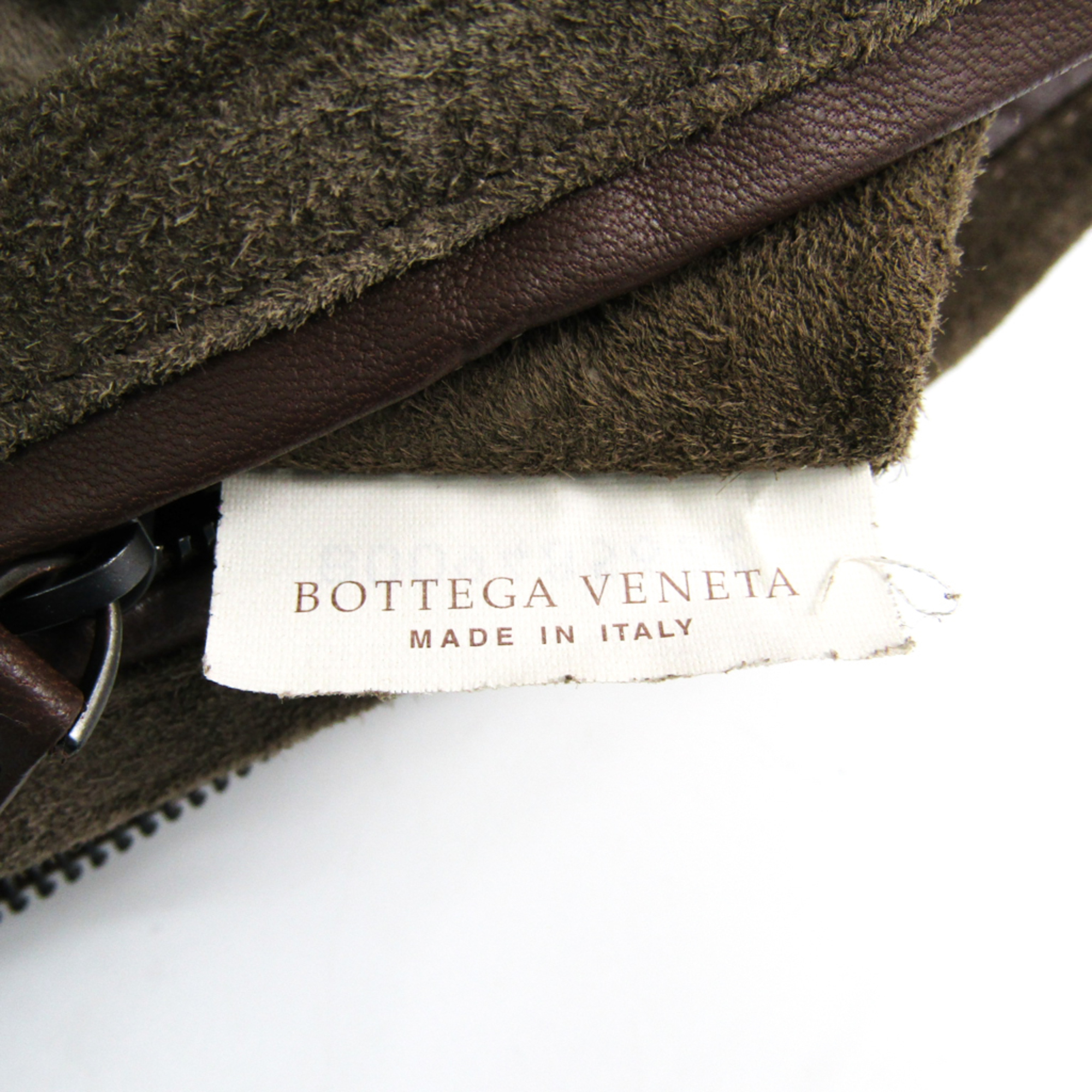 Bottega Veneta Intrecciato Women's Leather Shoulder Bag Brown