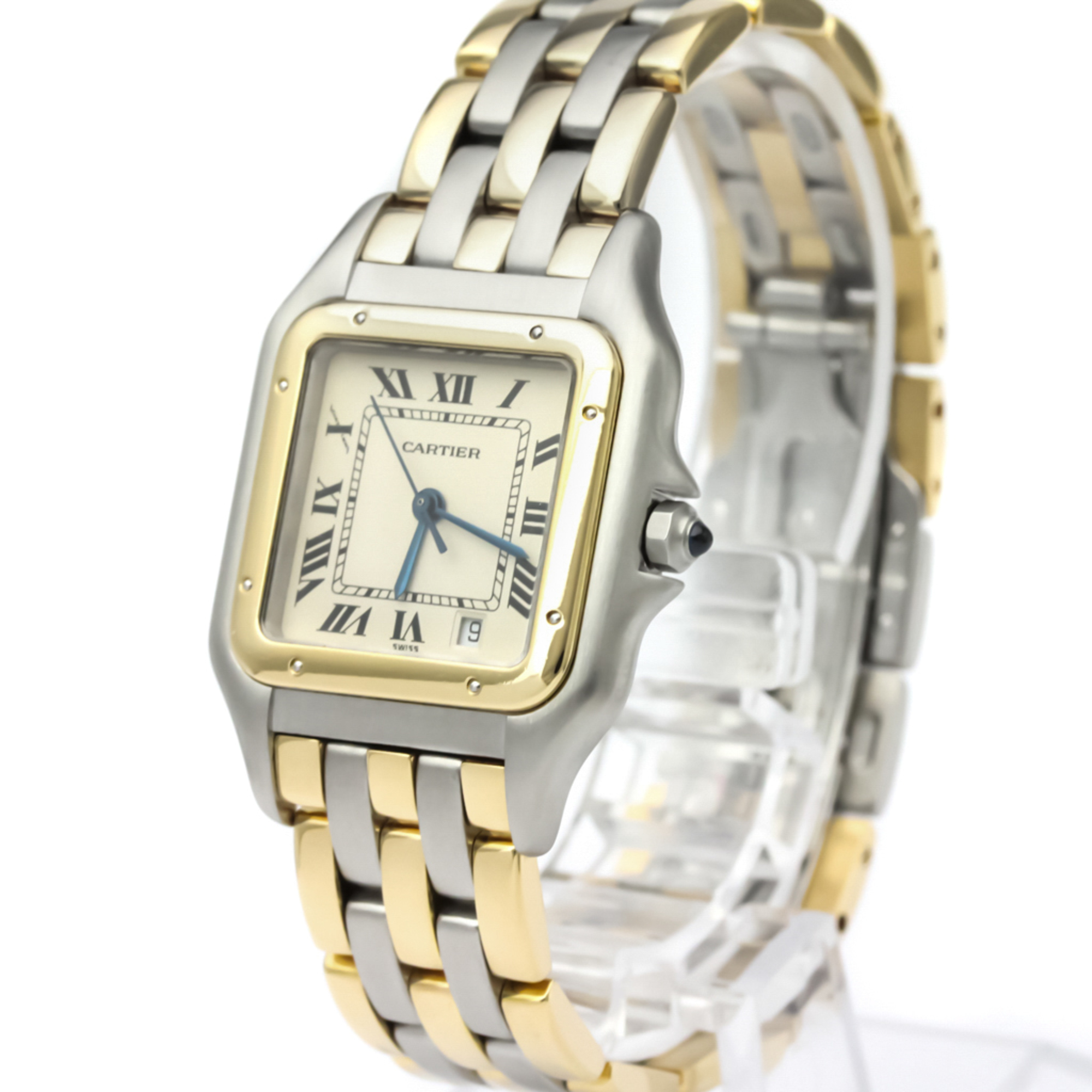 Cartier Panthere De Cartier Quartz Stainless Steel,Yellow Gold (18K) Women's Dress Watch 183949