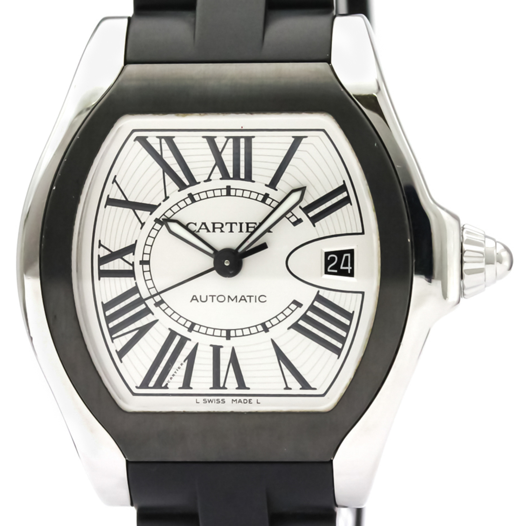 Cartier Roadster Automatic Stainless Steel Men's Sports Watch W6206018