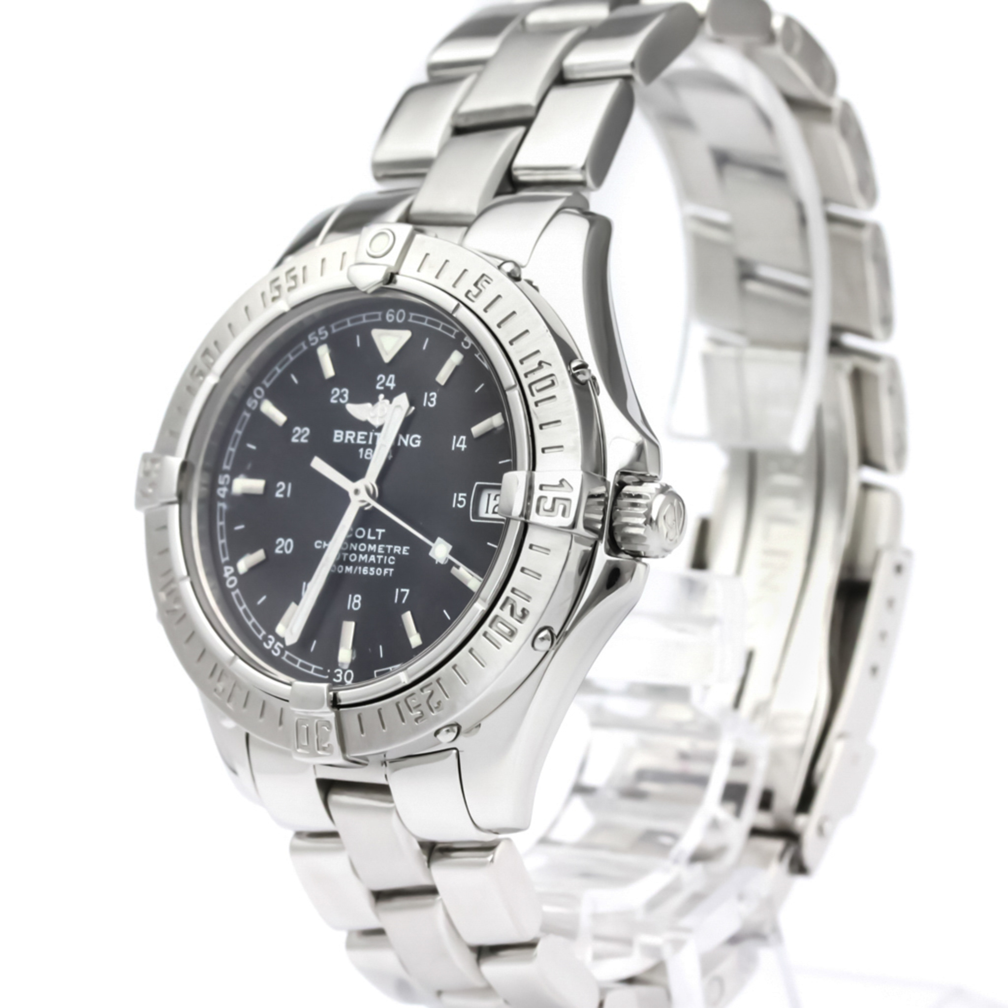 BREITLING Colt Automatic Steel Automatic Mens Watch A17350