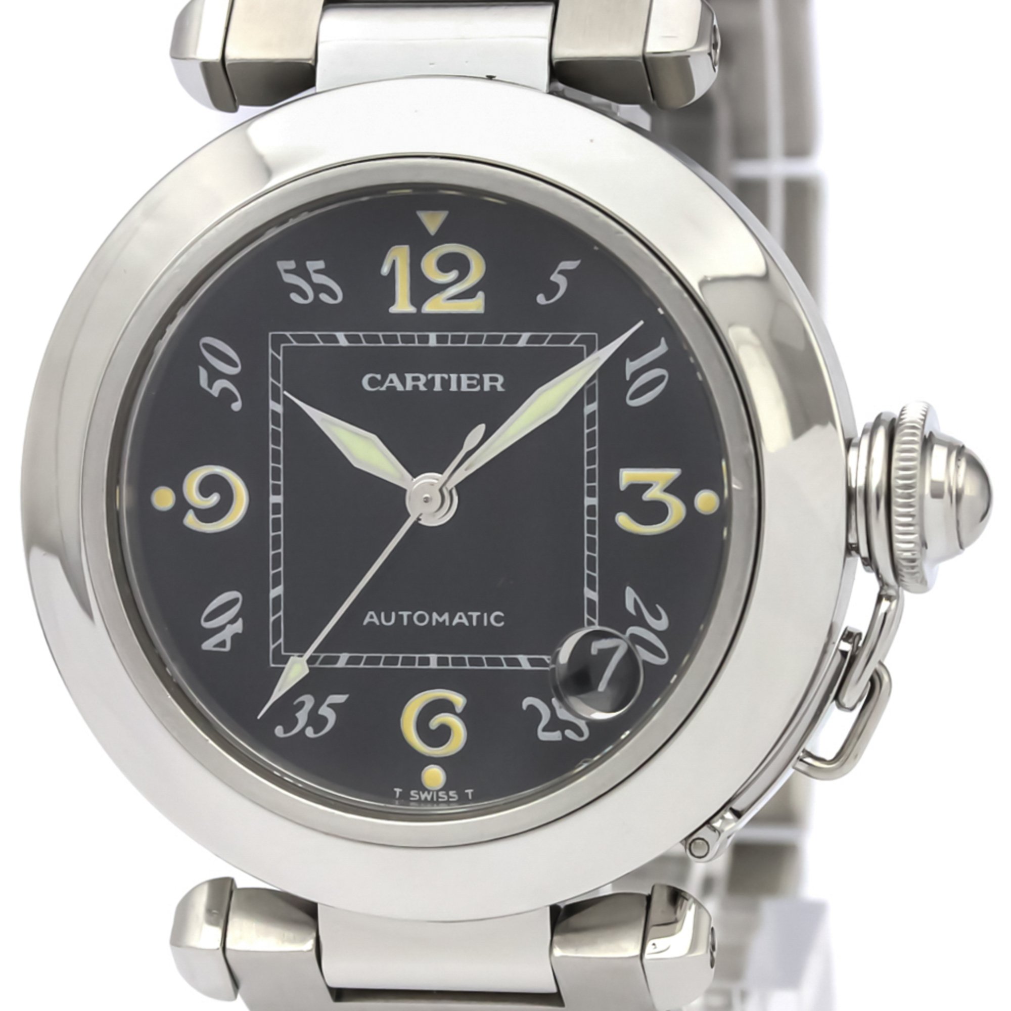 CARTIER Pasha C Steel Automatic Unisex Watch W31043M7