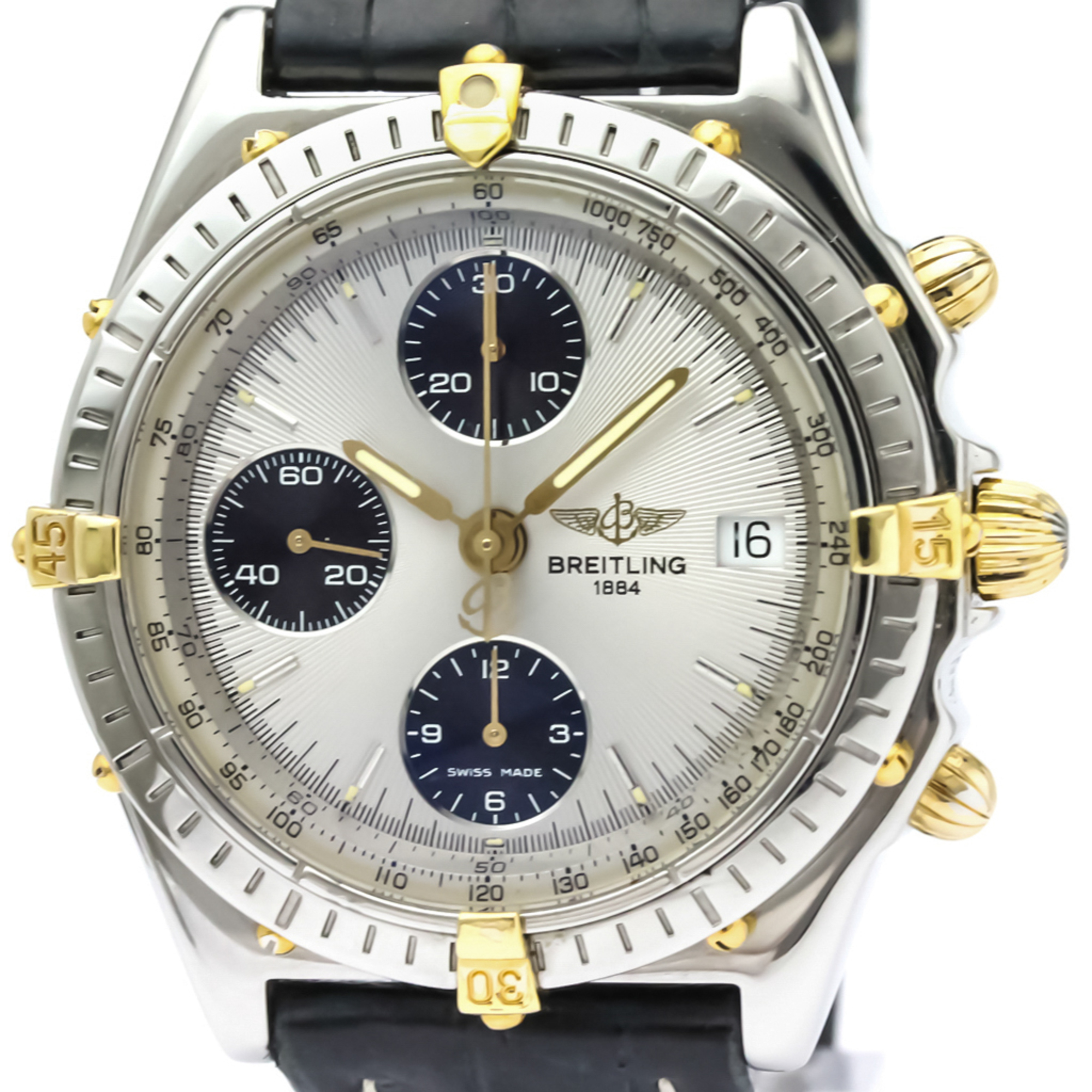 Breitling Chronomat Automatic Stainless Steel,Yellow Gold (18K) Men's Sports Watch B13050