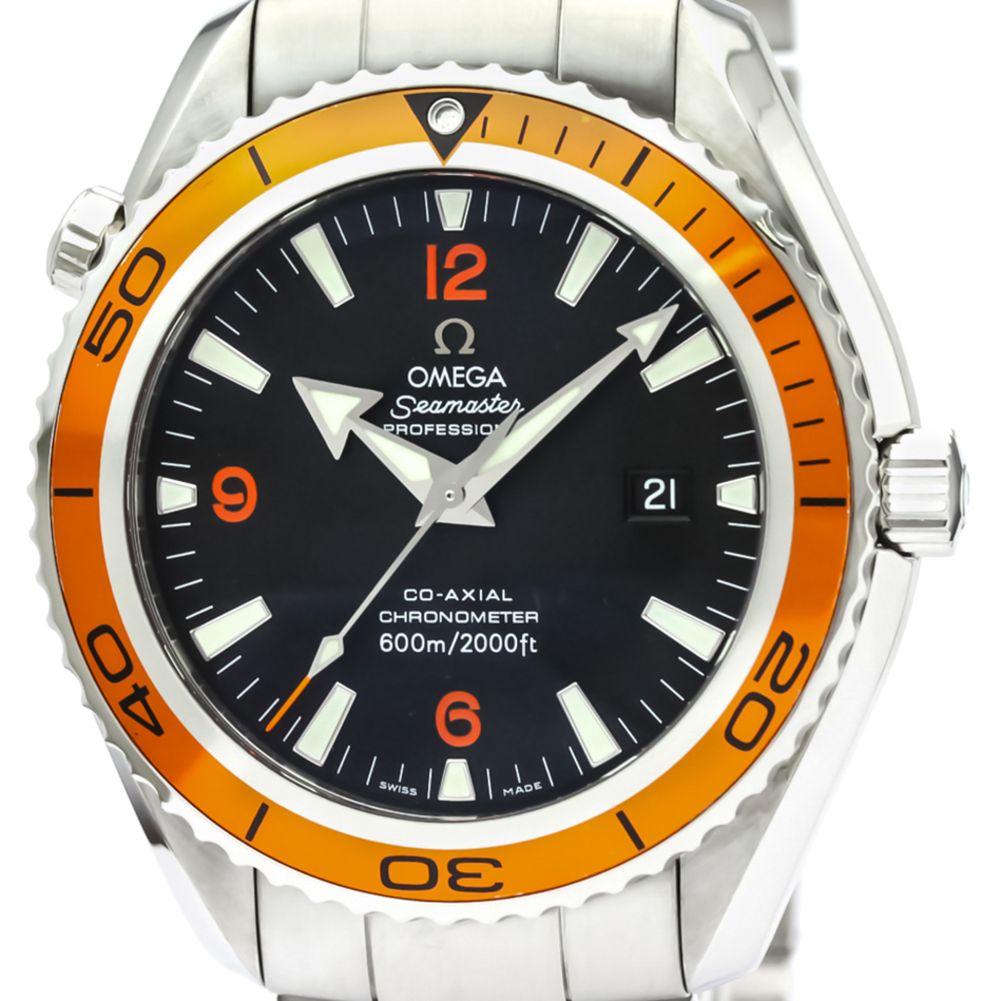 OMEGA Seamaster Planet Ocean Orange Automatic Watch 2208.50