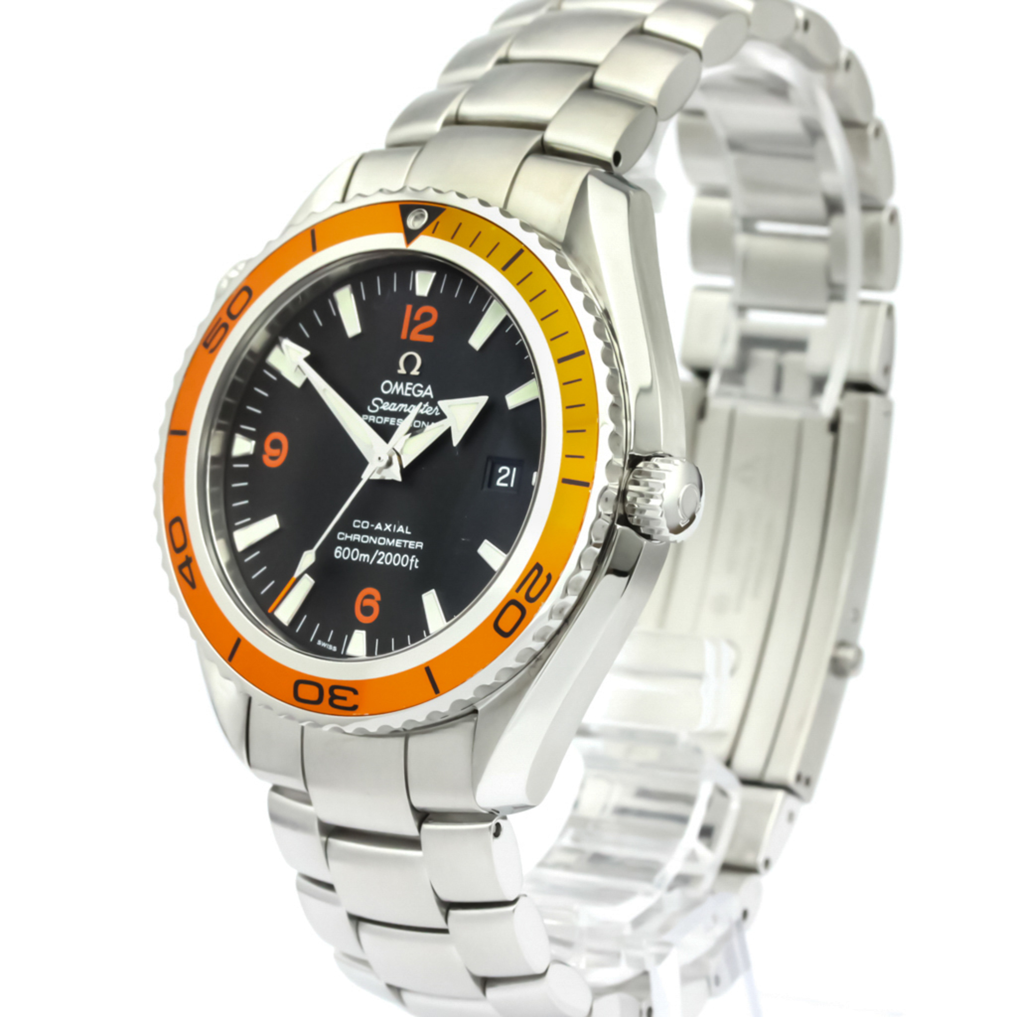 OMEGA Seamaster Planet Ocean Orange Automatic Watch 2208.50